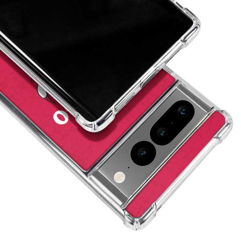 NBA Chicago Bulls Red Distressed Google Pixel 7 Pro Clear Case